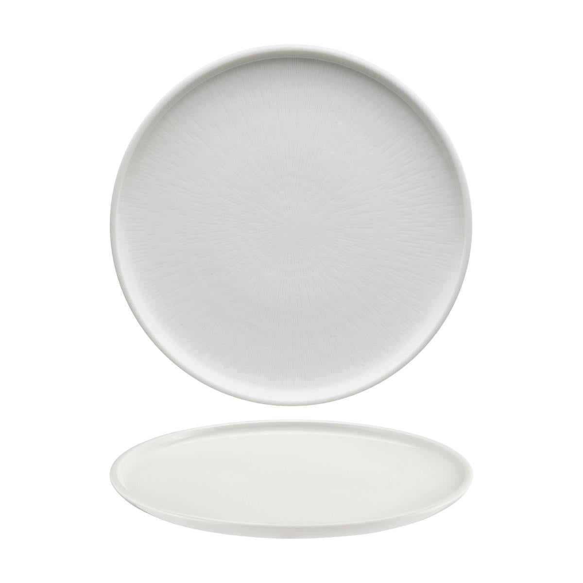 Schonwald Shiro Round Plate Flat Coupe Relief (Sold in set of 12)
