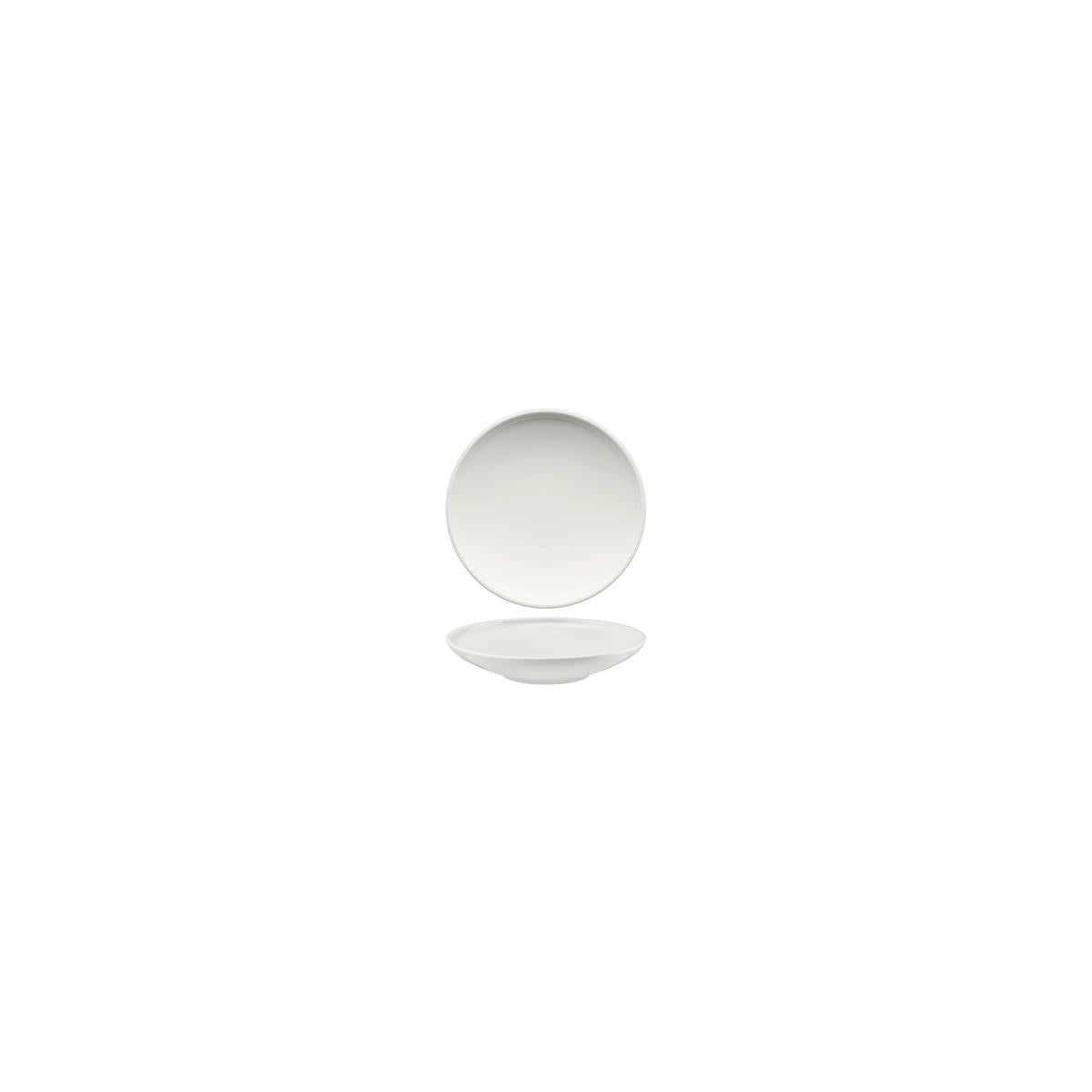 Schonwald Shiro Round Plate Deep Coupe White (Sold in sets of 12)