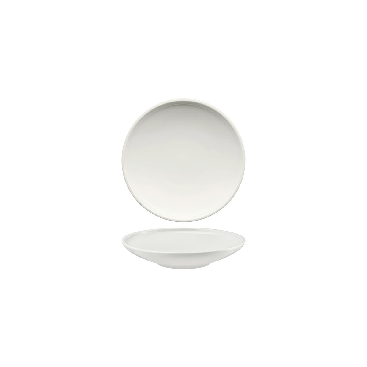 Schonwald Shiro Round Plate Deep Coupe White (Sold in sets of 12)