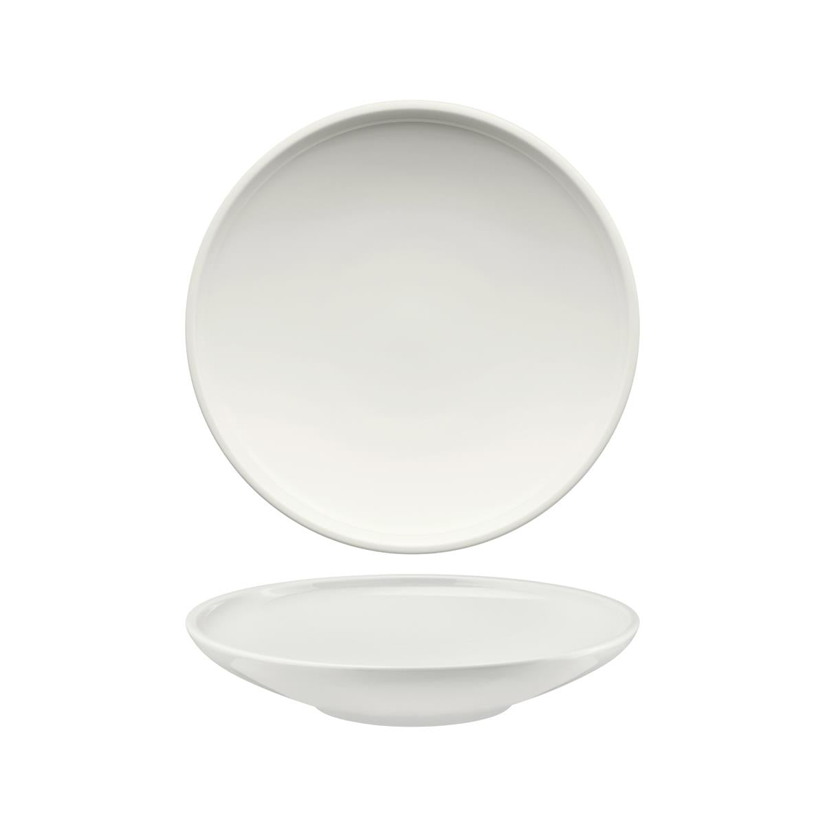 Schonwald Shiro Round Plate Deep Coupe White (Sold in sets of 12)