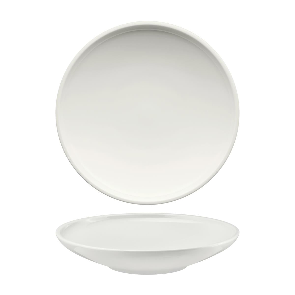 Schonwald Shiro Round Plate Deep Coupe White (Sold in sets of 12)