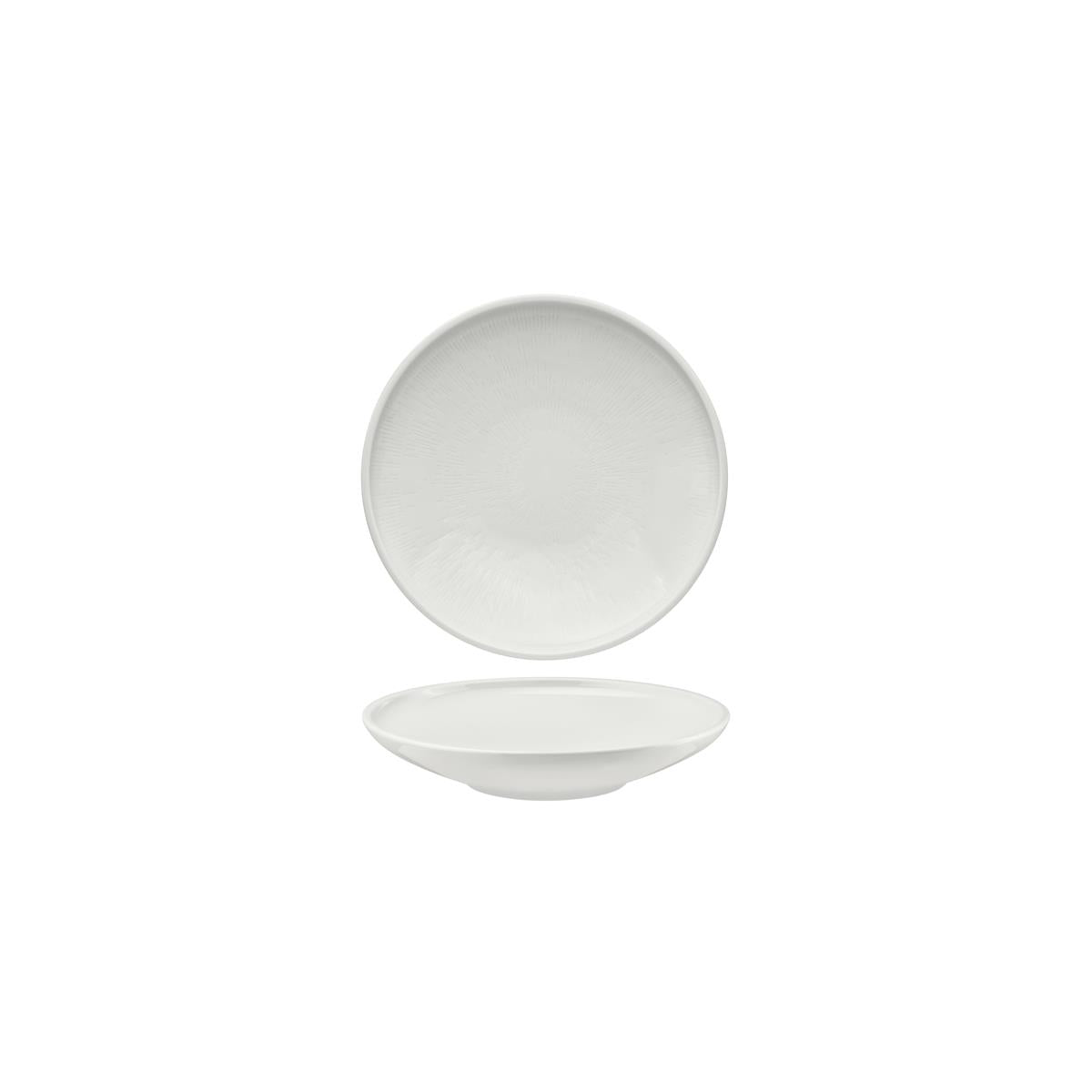 Schonwald Shiro Round Plate Deep Coupe Relief (Sold in sets of 12)