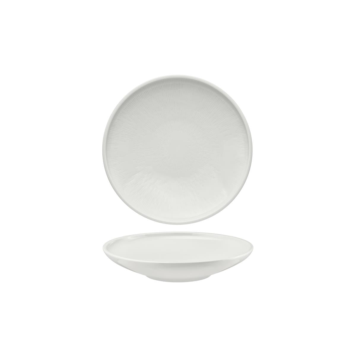 Schonwald Shiro Round Plate Deep Coupe Relief (Sold in sets of 12)