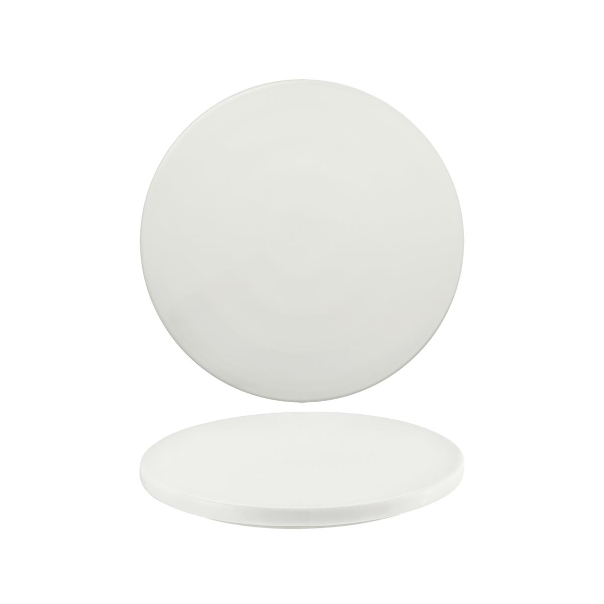 Schonwald Shiro Round Plate Flat Coupe White (Sold in sets of 12)