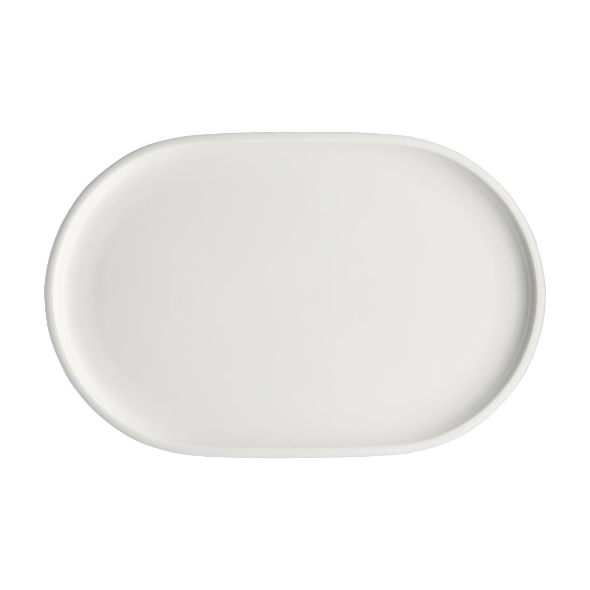 Schonwald Shiro Oval Platter Coupe White (Sold in sets of 6)