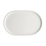 Schonwald Shiro Oval Platter Coupe White (Sold in sets of 6)