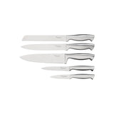 SR41410 - Stanley Rogers Acacia Black Knife Block Set 6Pc Set of 2 (Sold in sets of 2)