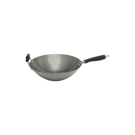 SR42118 - Stanley Rogers Wok-Carbon Steel Blk 350mm (Sold in sets of 2)
