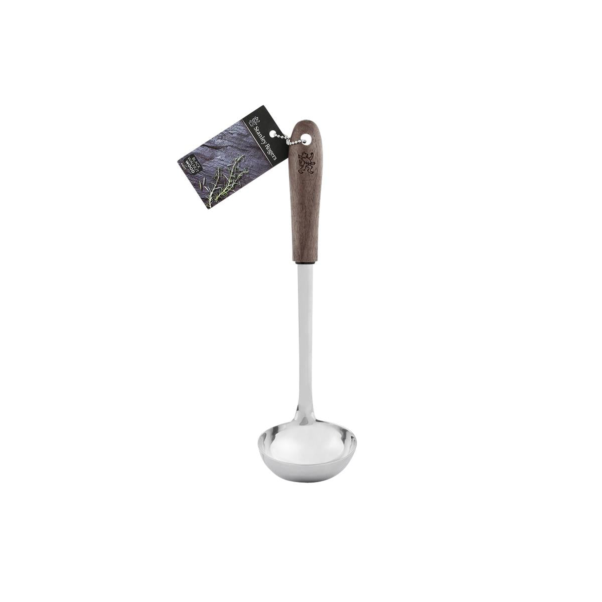 SR44037 - Stanley Rogers Soup Ladle-S/S W/Black Walnut Handle (Sold in sets of 4)