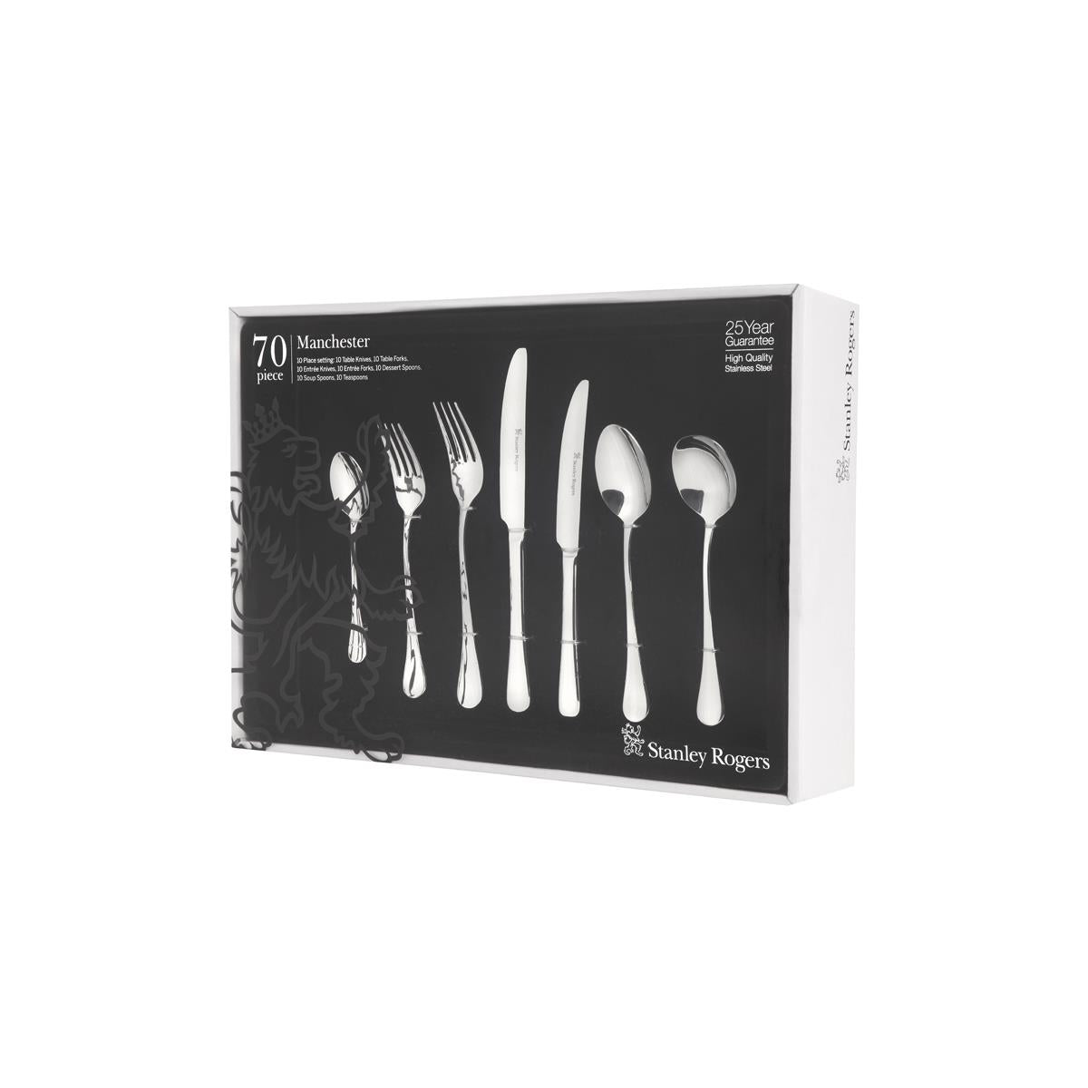 SR50503 - Stanley Rogers Manchester 70Pc Cutlery Set (Sold in sets of 8)