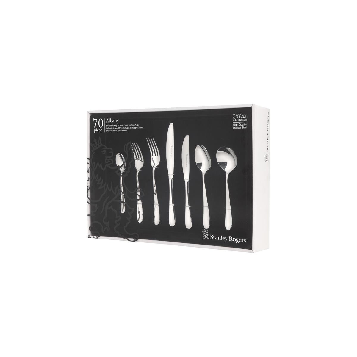 SR50504 - Stanley Rogers Albany 70Pc Cutlery Set Set of 8 (Sold in sets of 8)