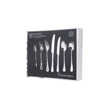 SR50553 - Stanley Rogers Manchester 42Pc Cutlery Set (Sold in sets of 8)