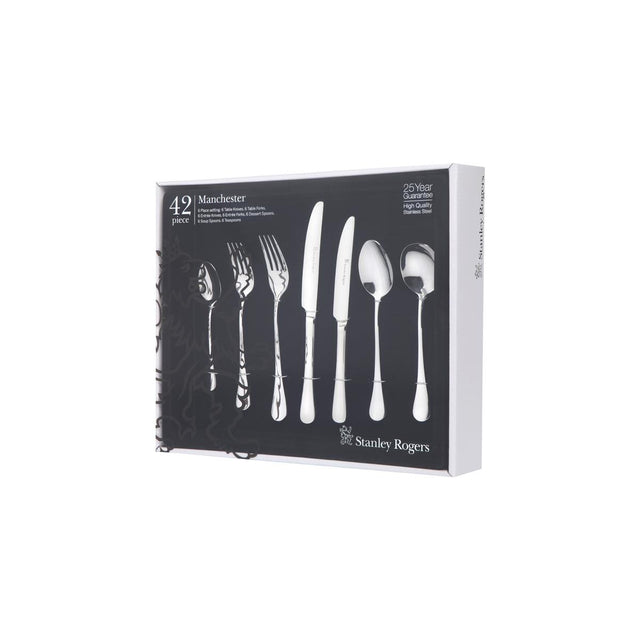 SR50553 - Stanley Rogers Manchester 42Pc Cutlery Set (Sold in sets of 8)