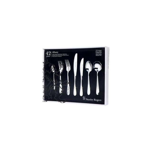 SR50557 - Stanley Rogers Albany 42Pc Cutlery Set (Sold in sets of 6)