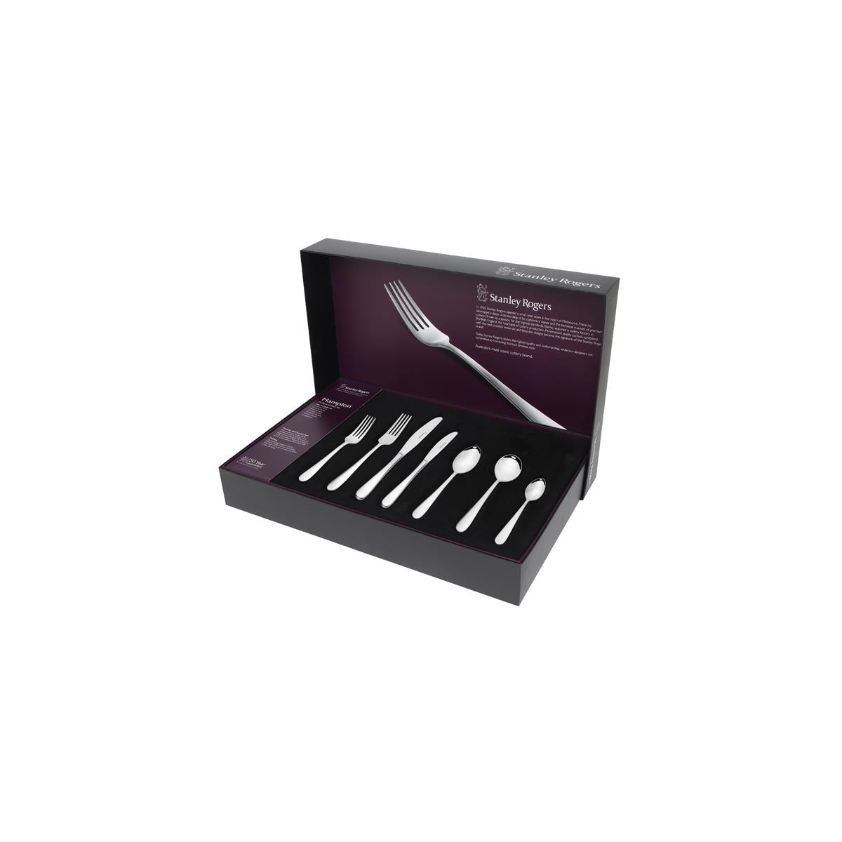 SR50587 - Stanley Rogers Hampton 70Pc Cutlery Set (Sold in sets of 4)