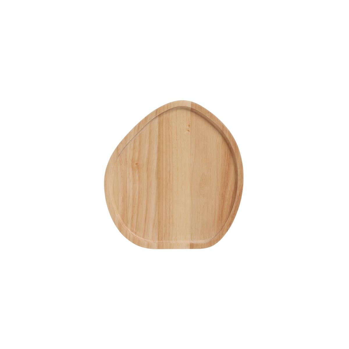SR50782 - Stanley Rogers Round Serving Platter Irregular Wood 250mm (Sold in sets of 4)