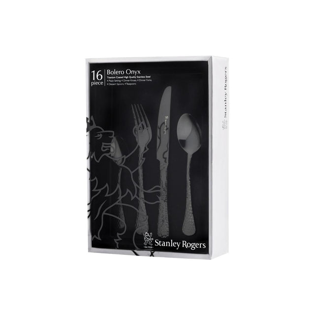 SR50859 - Stanley Rogers Bolero Onyx 16Pc Cutlery Set (Sold in sets of 6)