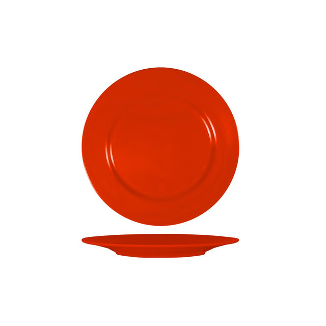 Superware Red Round Plate Rim 230Mm