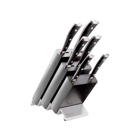 Wusthof Classic Ikon Black Knife Block Set 7Pc (1090370601W)