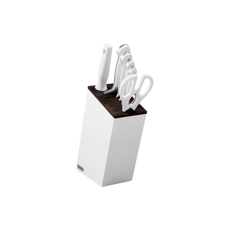 Wusthof Classic White Knife Block Set 7Pc W/Santoku (1090270