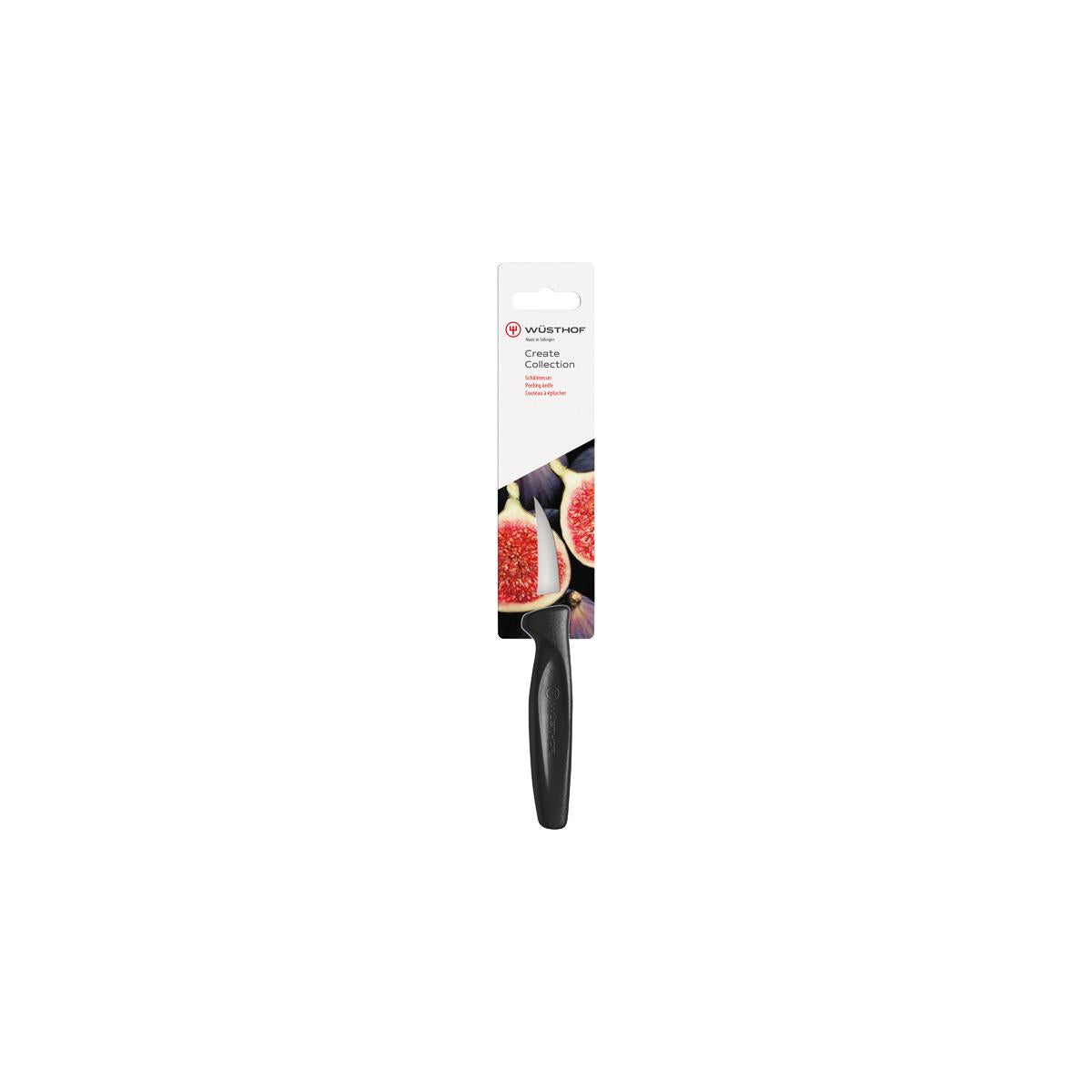 Wusthof Create Peeling Knife 60Mm Blk Hangsell (1145300106W)
