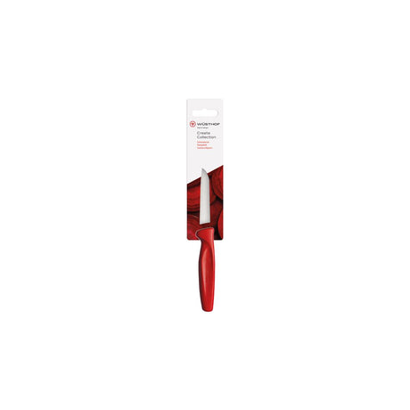 Wusthof Create B/Nose Paring Knife 80Mm Red H/Sell (11453023