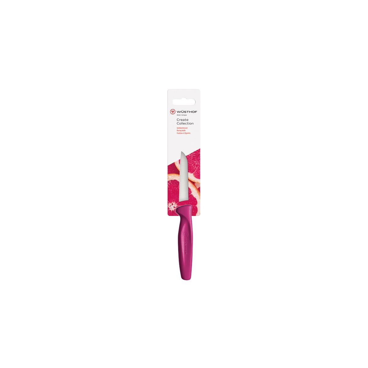 Wusthof Create B/Nose Paring Knife 80Mm Magenta H/Sell (1145