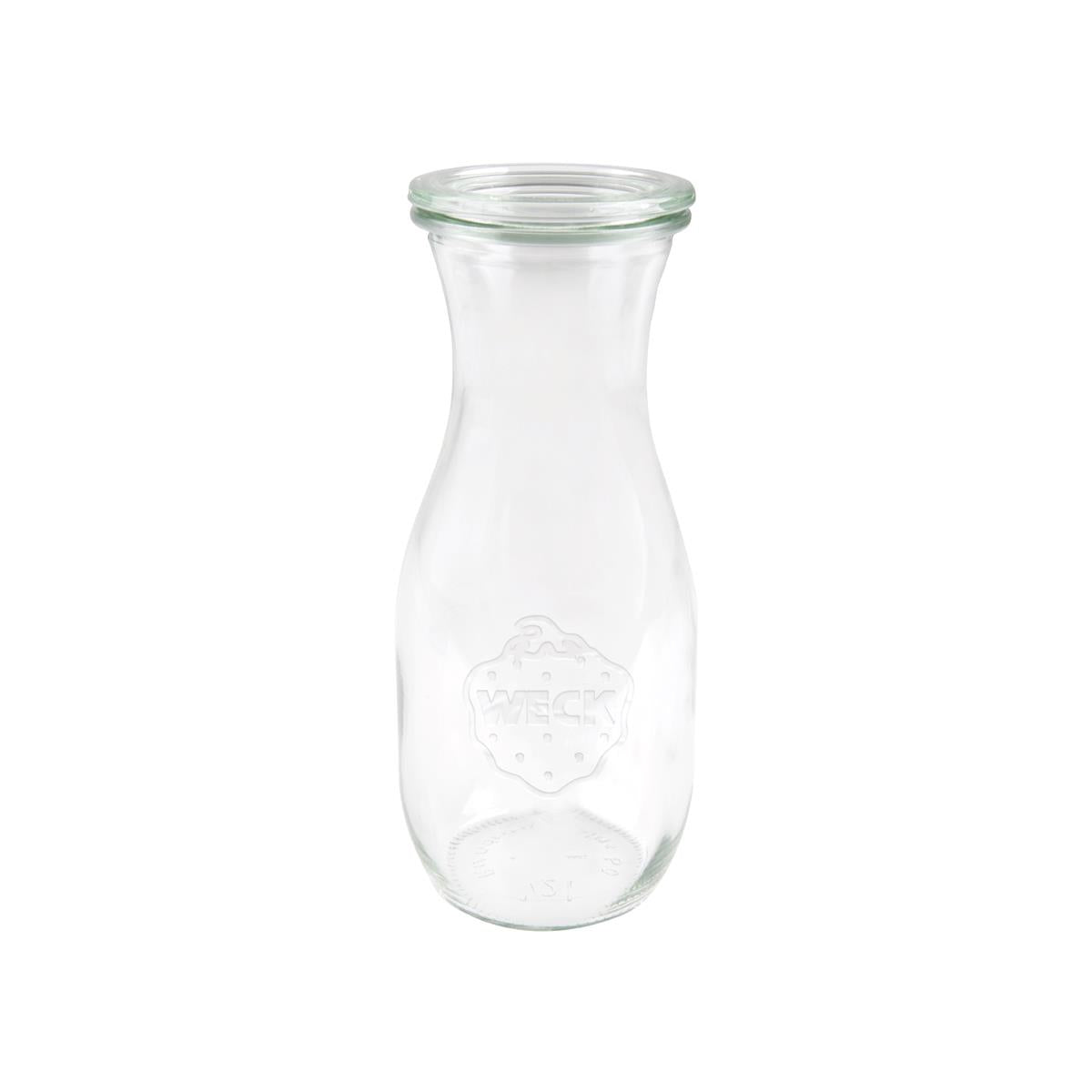 Weck Bottle Glass Jar W Lid (Sold in sets of 6)