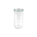 Weck Cylinder Glass Jar W Lid (Sold in sets of 6)