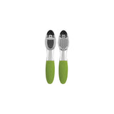 Trudeau Garlic Duo Press & Slice W/Green Handles (Sold in sets of 6)
