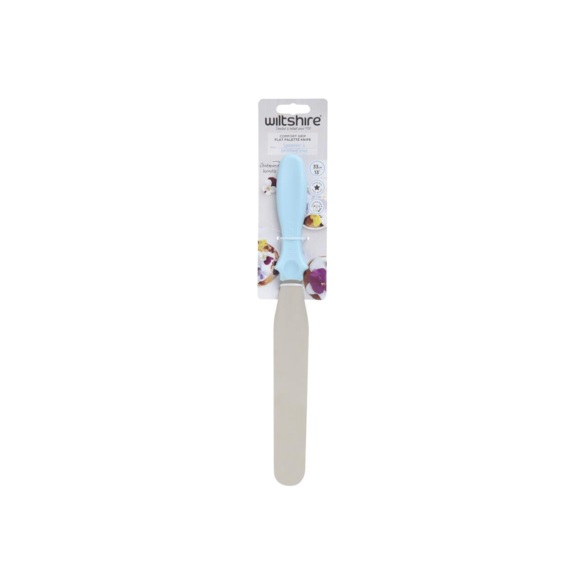 Wiltshire Spatula-S/S 330Mm W/Blue Handle