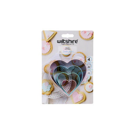 Wiltshire Heart Cutters 4Pc Set