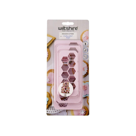 Wiltshire Geo Cutters Hexagon 3Pc Set