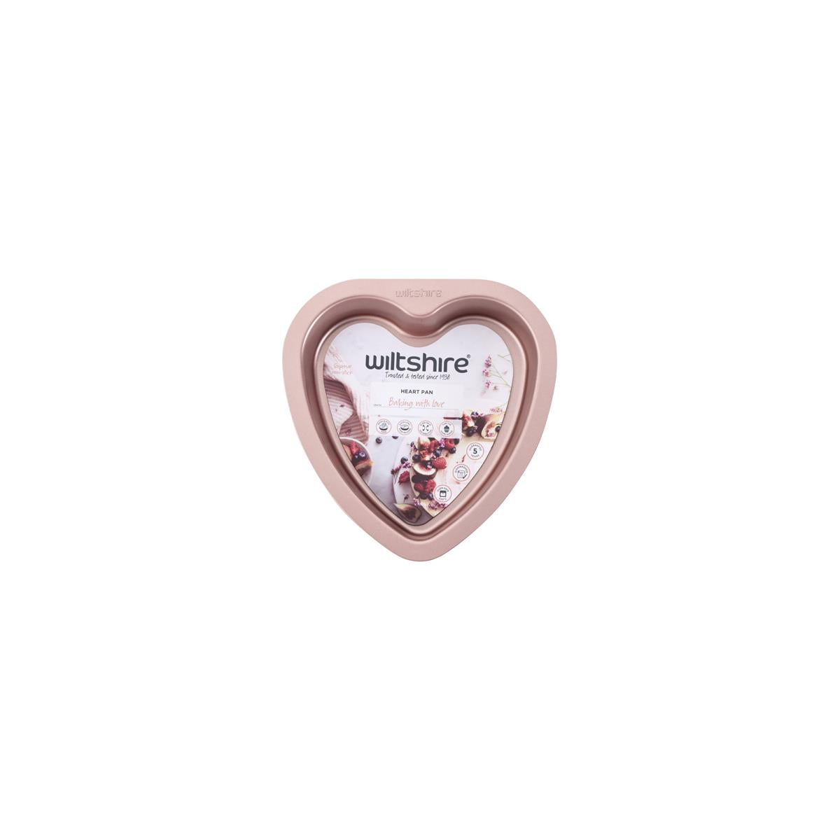 Wiltshire Heart Pan-Rose Gold 190X180X35Mm