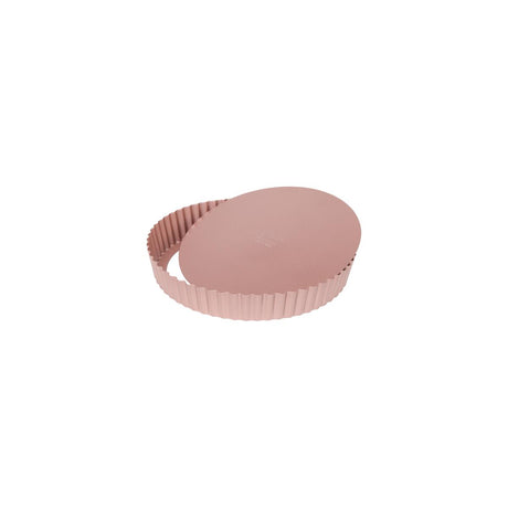 Wiltshire Tart Pan-Rnd Fluted Rose Gold 240X35Mm L/Base N/S