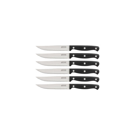 Wiltshire Triple Rivet Steak Knife Set 6Pc