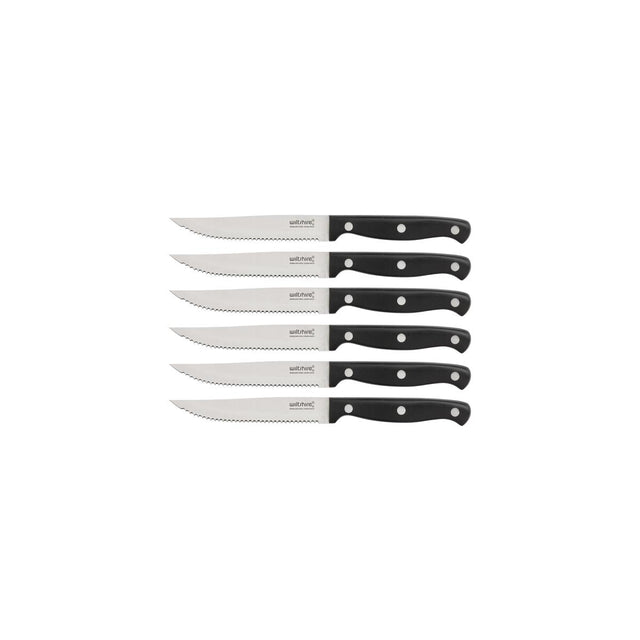 Wiltshire Triple Rivet Steak Knife Set 6Pc