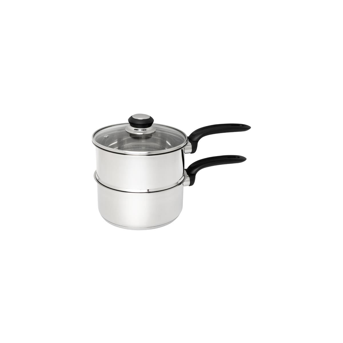Wiltshire Classic Steamer Set 180mm W/Glass Lid - Set of 4 (Sold in sets of 4)