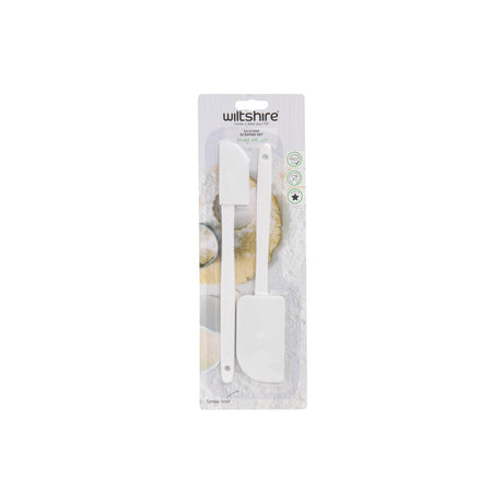 Wiltshire Silicone Head Scrapers 2Pc Set Non-Stick