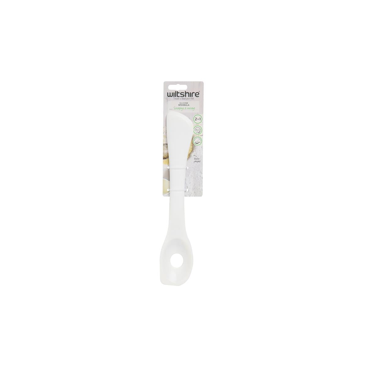 Wiltshire Silicone 2 In 1 Spoon & Spatula Non-Stick