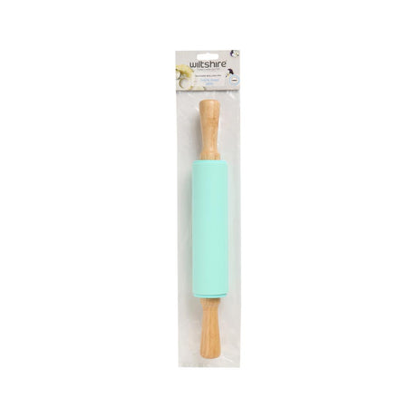 Wiltshire Rolling Pin-Silicone 385Mm W/Wood Handles