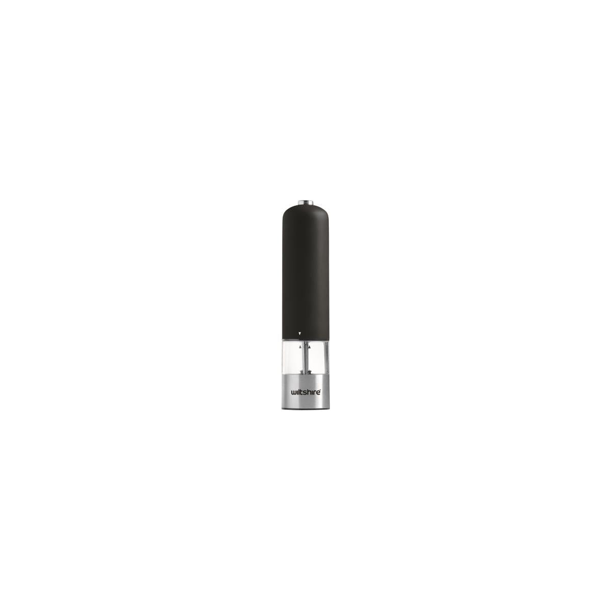 Wiltshire Electric Mill Soft Touch Black 225mm (Sold in sets of 6)