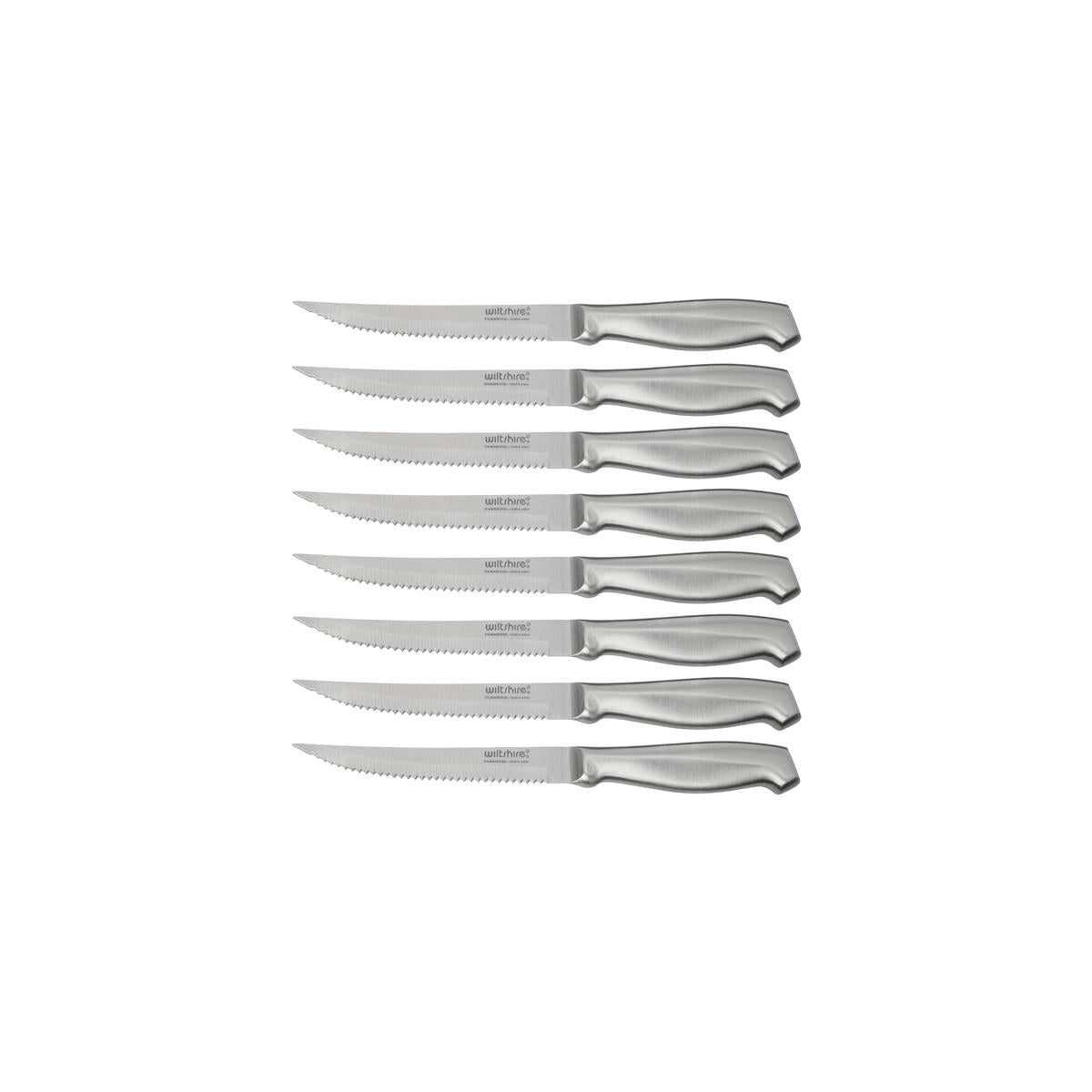 Wiltshire Stainless Steel Steak Knife Set 8Pc Set of 8 (Sold in sets of 8)