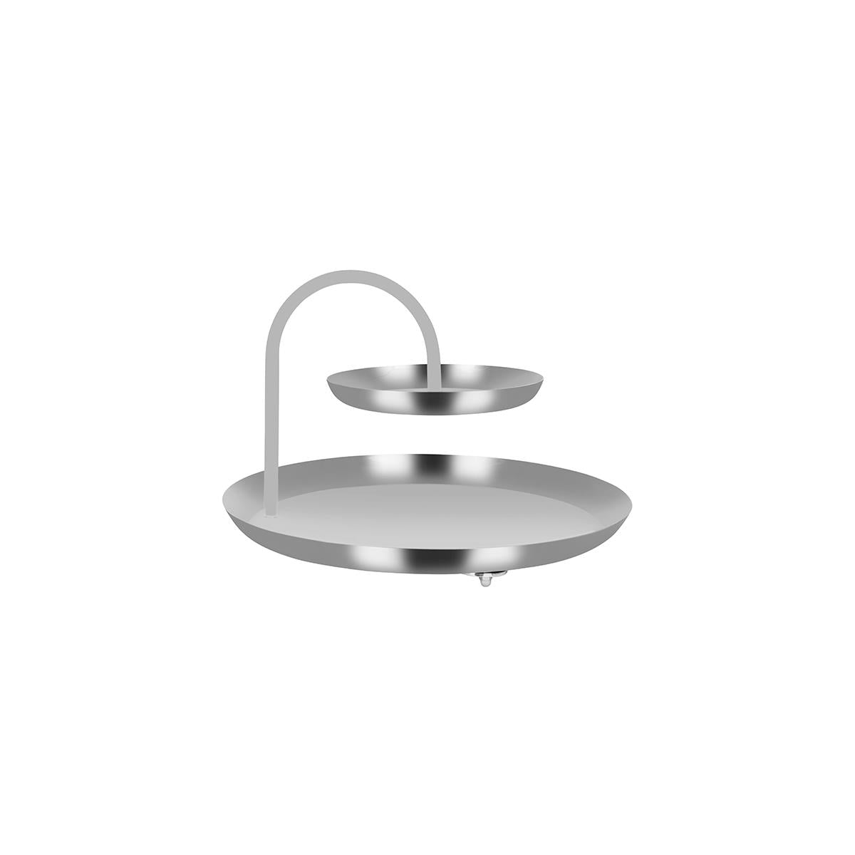 Chef Inox Round 2-Tier Seafood Stand S S 360x360x240mm