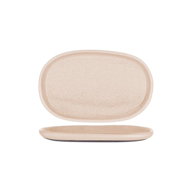 Tablekraft Naturals Sierra Beige Oval Plate 310X200Mm Clay