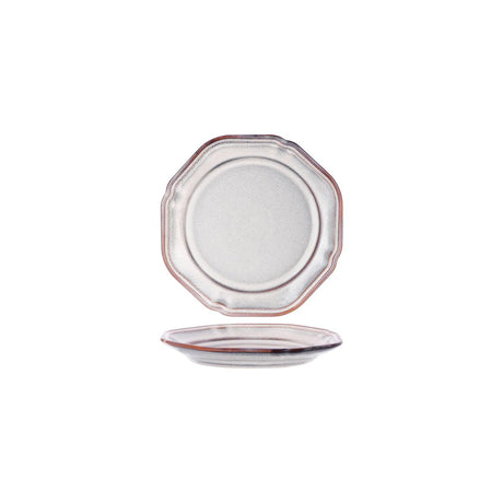 Tablekraft Provincial Vintage Plate Rim 210X28Mm Ivory Mist