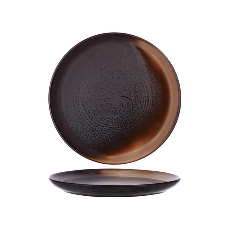 Tablekraft Urban Round Coupe Plate 268X29Mm Coffee Dust