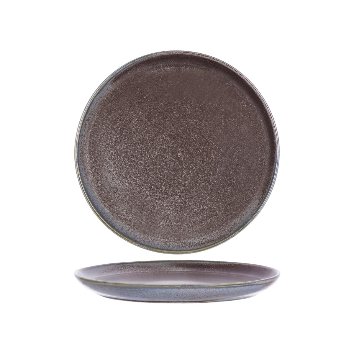Tablekraft Urban Round Plate Greystone Blue (Sold in sets of 6)