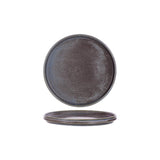 Tablekraft Urban Round Rim Plate 210X22Mm Greystone Blue