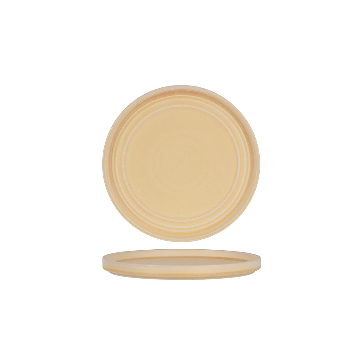 Tablekraft Urban Loft Round Plate 225X22Mm Sandstone